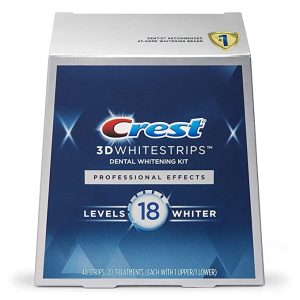 Crest 3D White Professional Effects Teeth Whitening Strips 20 Count Rated 4.50 out of 5