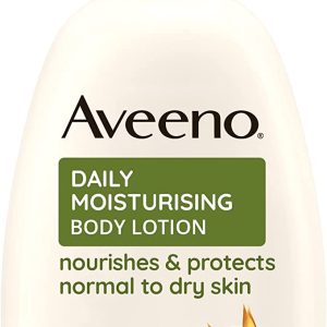 Aveeno Daily Moisturising Lotion | For Normal to Dry Skin Care | With Prebiotic Oatmeal and Glycerin | Moisturises for 24 Hours | 500 ml [Packaging may vary]