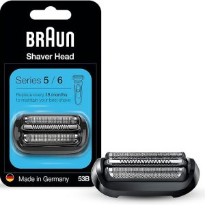 Braun Series 5 and 6 New Generation Electric Shaver Replacement Head – 53B – Compatible with Razors