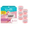 View larger image Add to Compare Share Gillette Venus ComfortGlide Womens Razor Blade Refills, 6 Count,(Pack of 1) White Tea Scented Gel Bar